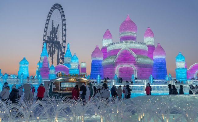 cina città ghiaccio harbin