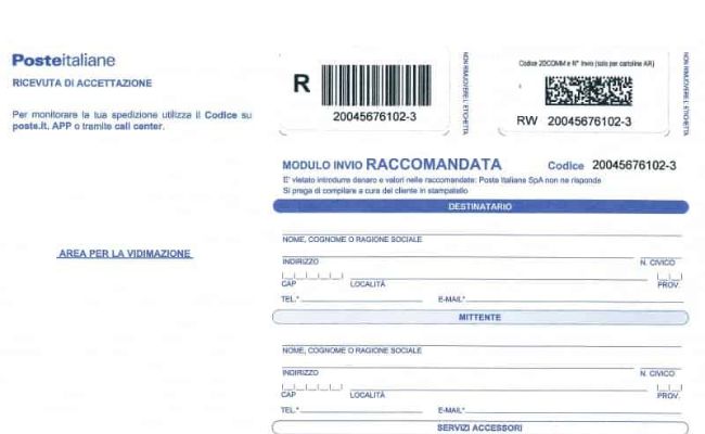 controllare una raccomandata