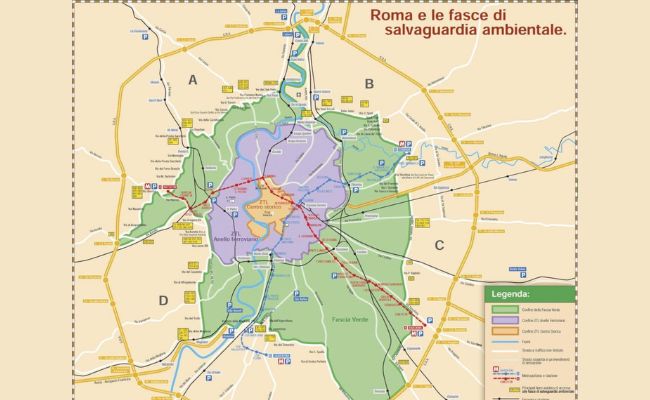 blocco auto roma zona verde