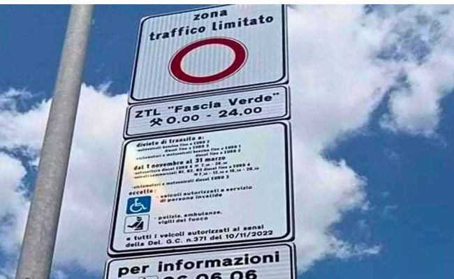 blocco auto roma