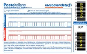 come compilare una raccomandata con ricevuta di ritorno