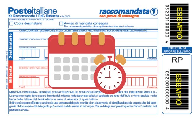 tempi di consegna raccomandata