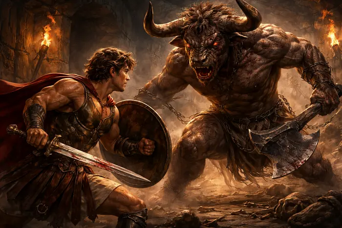 mito di teseo e minotauro