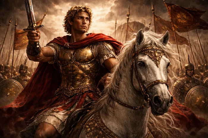 alessandro magno in battaglia