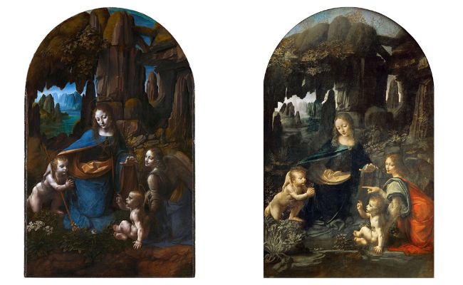 la vergine delle rocce leonardo da vinci