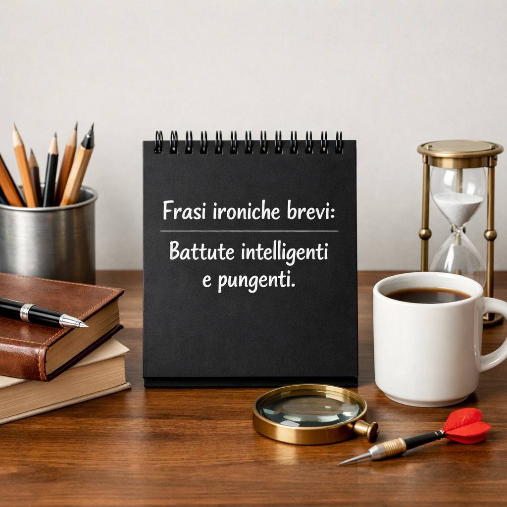 frasi ironiche brevi