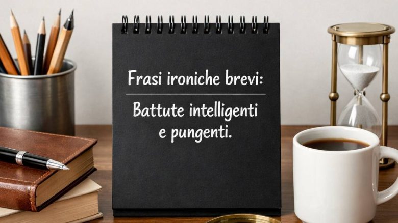 Frasi ironiche brevi: battute intelligenti e pungenti