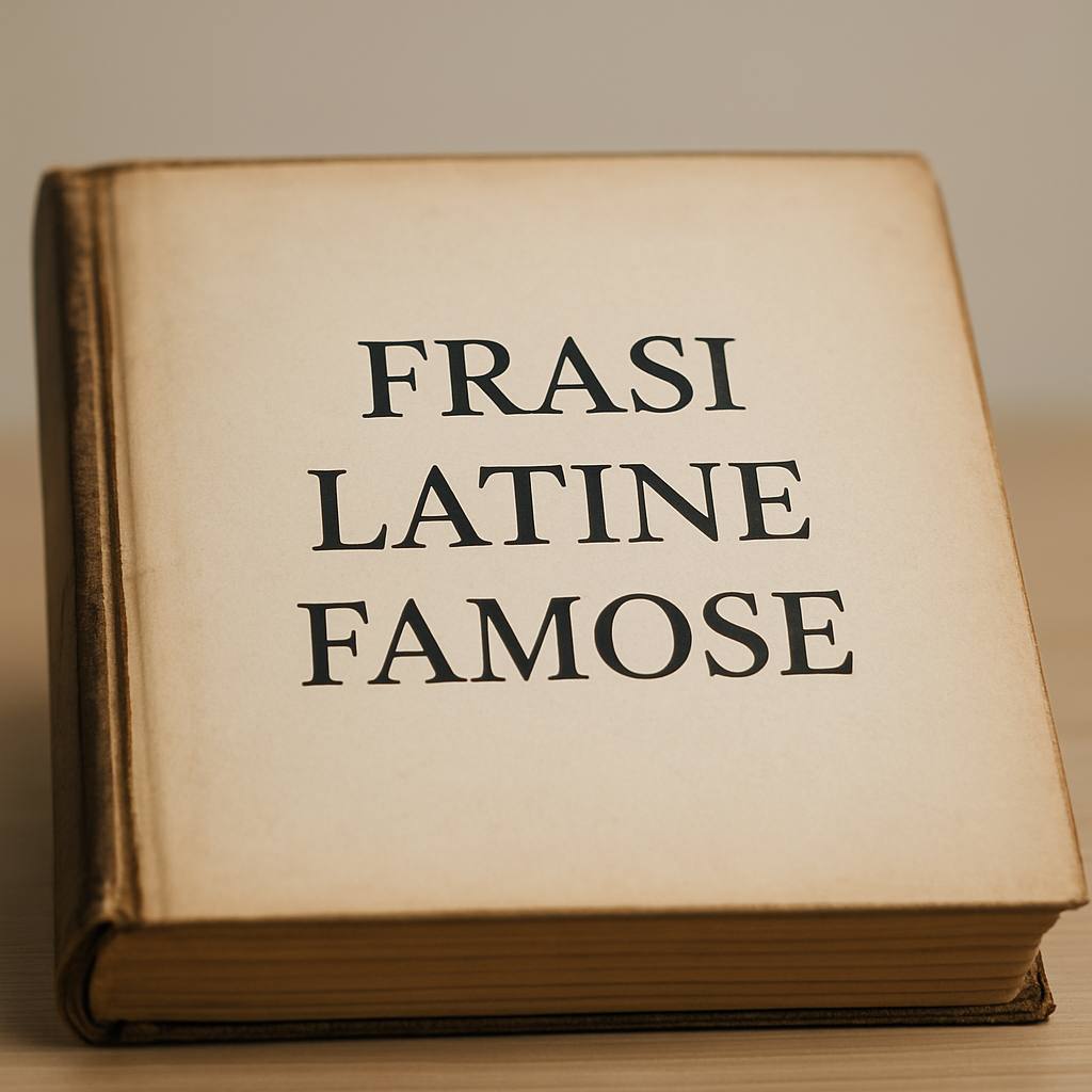 frasi latine famose