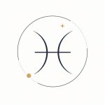 Simbolo del segno zodiacale Pesci